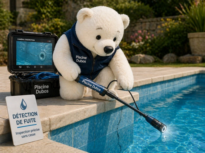détections fuite camera piscine